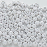 BD00110-02-silver-letter-white-opaque-coin-vowel-alphabet-beads-mix-4×7mm